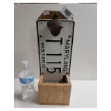Maryland License Plate Bottle Opener