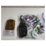 Assorted Beads And Holy Toast