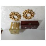 Gift Box, Jewelry Box, Circular Picture Frames