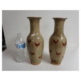Rooster Vases