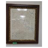 Antique Framed United States Department Of