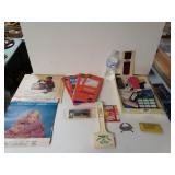 Vintage Easton Calendars, Ice Scraper, Maps, And