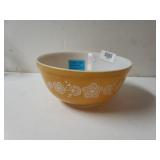 Vintage Pyrex Mixing Bowl. Golden Butterfly