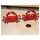 Two Metal Crab Door Pulls