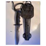 Vintage Dacor Scuba Diving Fixed Blade Knife with
