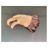 Carved Screaming Eagle Hat, Vest, etc. Pin