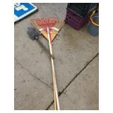Lawn Rakes And Folding Shovel