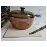 Cooking Trivet, Large Corning Vision Brown Glass