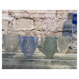 Vintage Daisy & Button Toothpick Holders