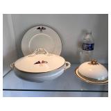 Higgins & Setter Nautical Covered Dish & Small