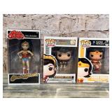 Funko Pop Wonder Woman Rock Candy, 167, & 08