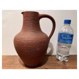 Vintage Pottery Pitcher Sk Engraved on Bottom