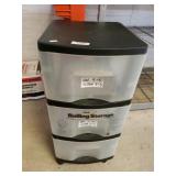 Tenex Work Space Rolling Storage Drawers