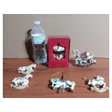 Mikasa Carousel Ornament and 5 Miscellaneous