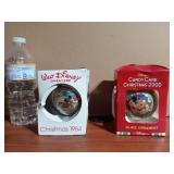 1984 & 2000 Walt Disney Christmas Ornaments