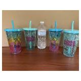 4 Freeze Tumblers 15 Fl Oz NEW