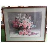 Lilac and Peonies with Irises by Pauline Caspers