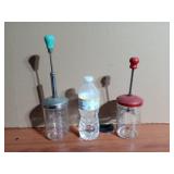 2 Vintage Hazel Atlas Food Choppers