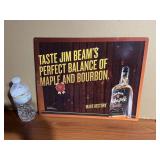 Jim Beam Metal Sign