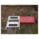 Black And Decker Stowaway Step Stool And Toolbox