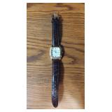 Men Red Cross - Leather band