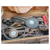 Vintage Suitcase Full Of Misc Tools