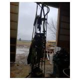 Shop Cart With Contents To Include Chain, Rope,