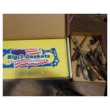 Big 3 Gaskets And Assorted Screwdrivers