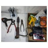 Clamps, Nail Puller, Pliers, Speedometer Cable