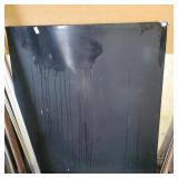 3 Black Bathroom Dividers