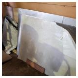 4 Sheets Of Stainless Steel Backsplash And Tarp