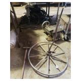 Vintage Small Wagon Wheel