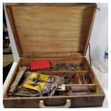 Wooden Box With Drill Bits