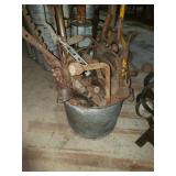 Galvanized Steel Bucket With Contents To Include