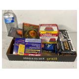 Air grinder, multimeter, wire brush, tape measure