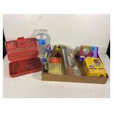 Lock-grip pliers, oil gun, but driver set & more