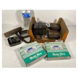 Misc items, hay hook, music wire & more