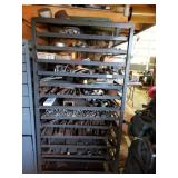 Rolling Shop Cart With Contents