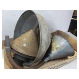 Vintage Metal Funnels