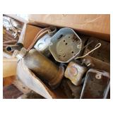 Vintage Torch, Copper Wire And Electrical