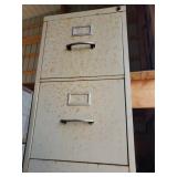 2 Drawer Metal Filing Cabinet