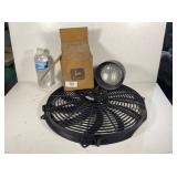 12v Electric Fan & John Deere Tractor Light