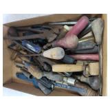 Assorted Screwdrivers And More