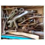 Assorted Wrenches Pliers, Screwdrivers And More
