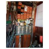 Small Parts Organizers With Contents Fan Vintage