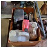 Metal Box With Motor Oil