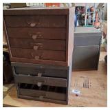 2 Metal Drawers With Contents And Tool Box