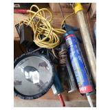 Drop Light, Caulk Gun Spotlight And More