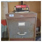 Metal Filing Cabinet On Rolling Cart Air