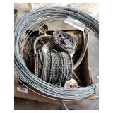 Large Lot Of Wire And Rope